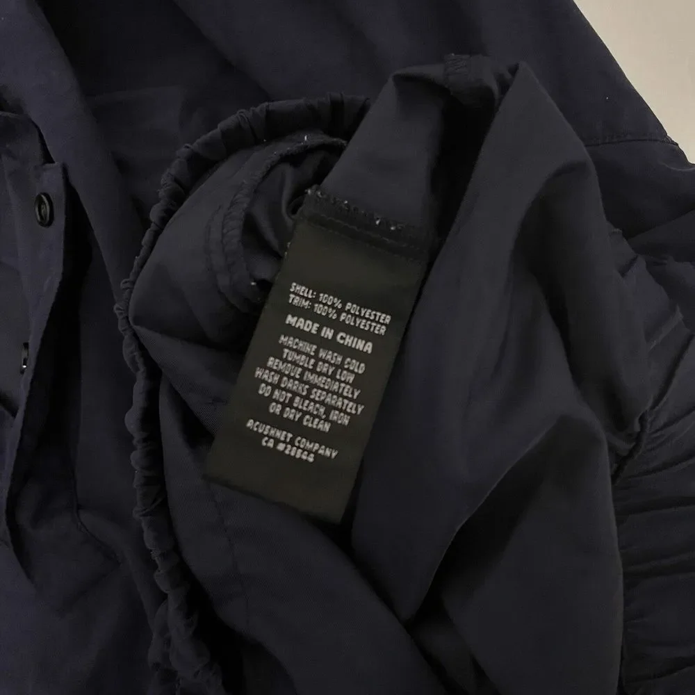 Footjoy Pullover‎ Windbreaker Jacket Navy Blue Mens L